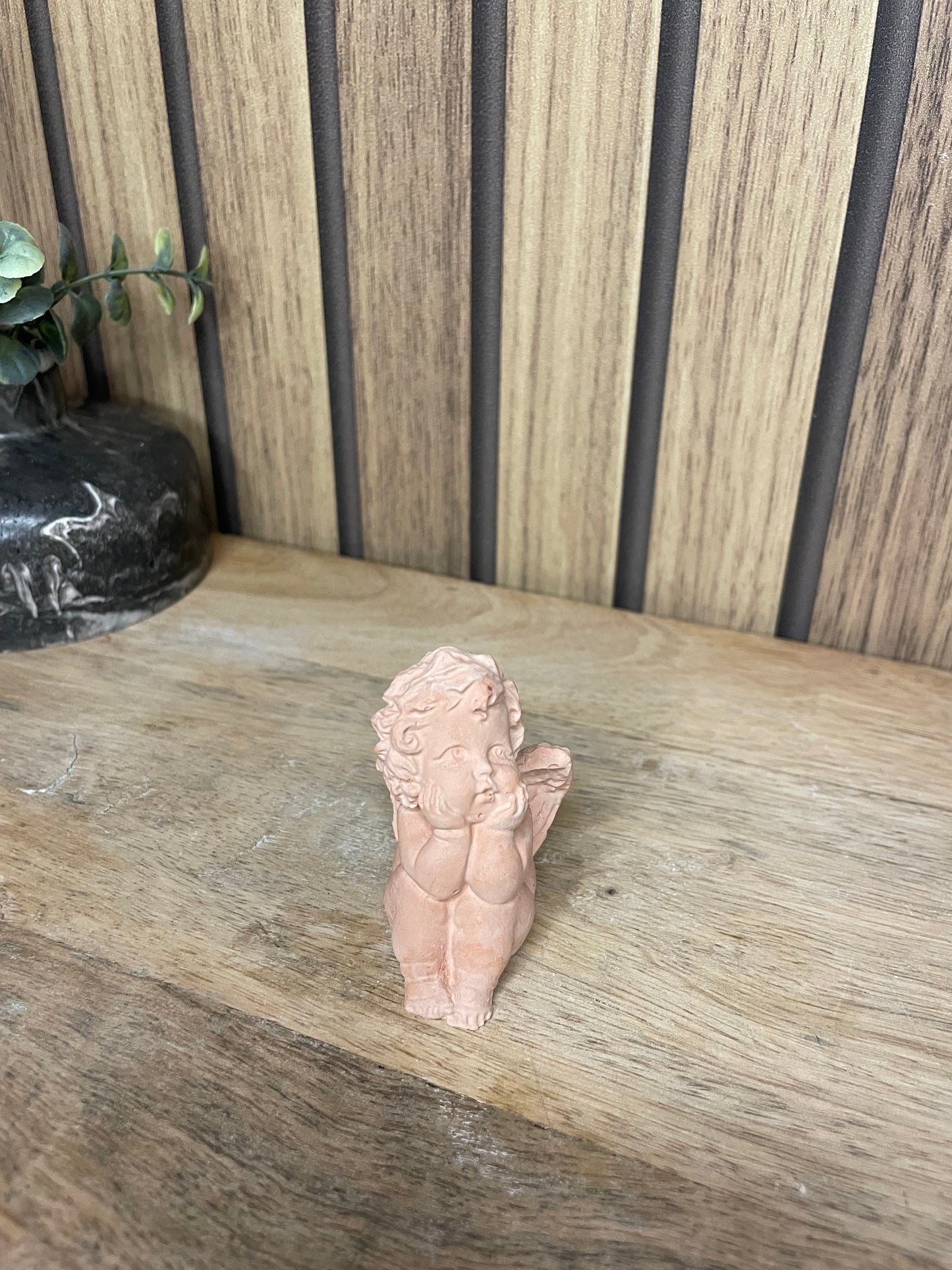 Figurine petit Ange. Déco. A personnaliser. A offrir. Décoration. Figurines. Poudre de moulage écologique. Fait main. Artisanat Français. Anges