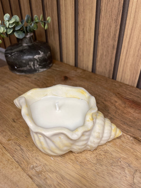 Bougie parfumée coquillage personnalisable