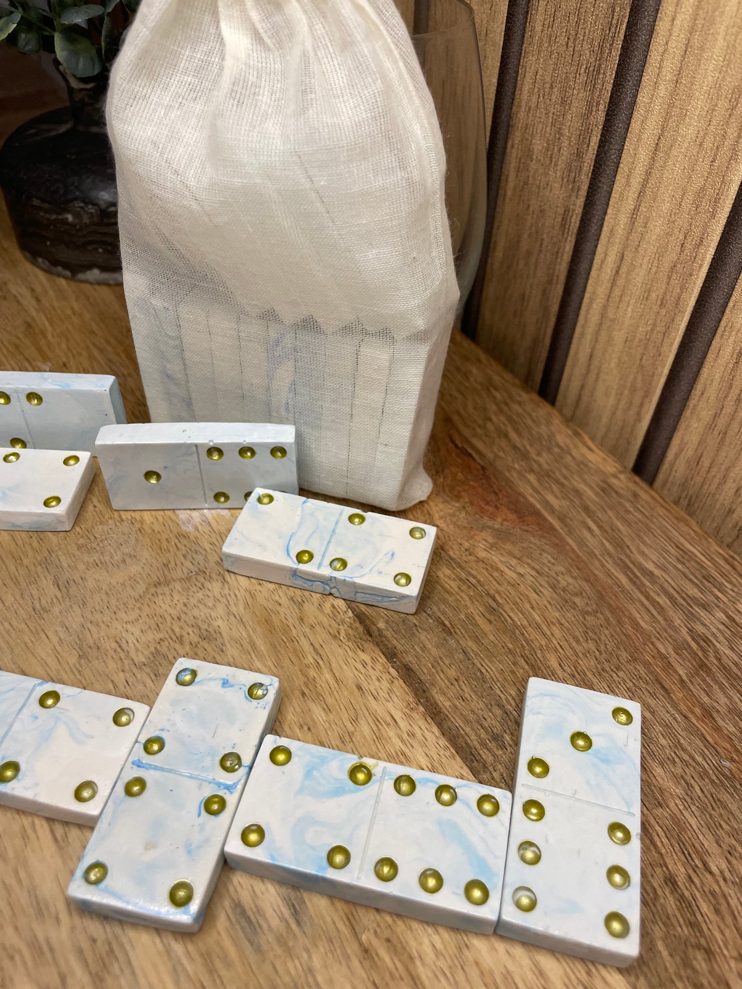 DOMINOS BLANC ET BLEU