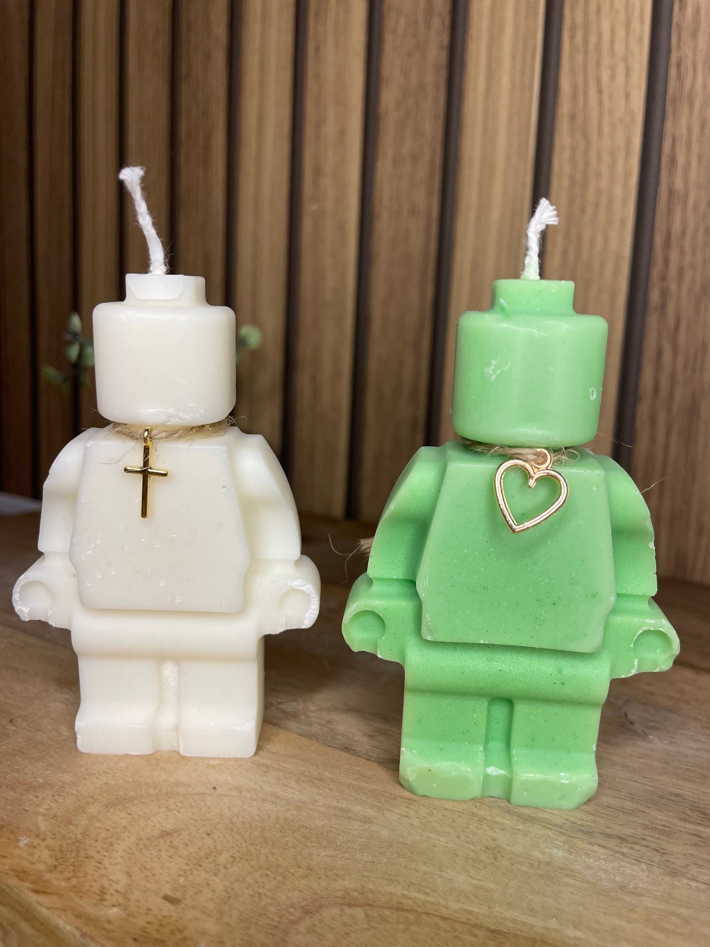Décoration Bougie parfumée Lego pour cadeaux événements et cérémonies