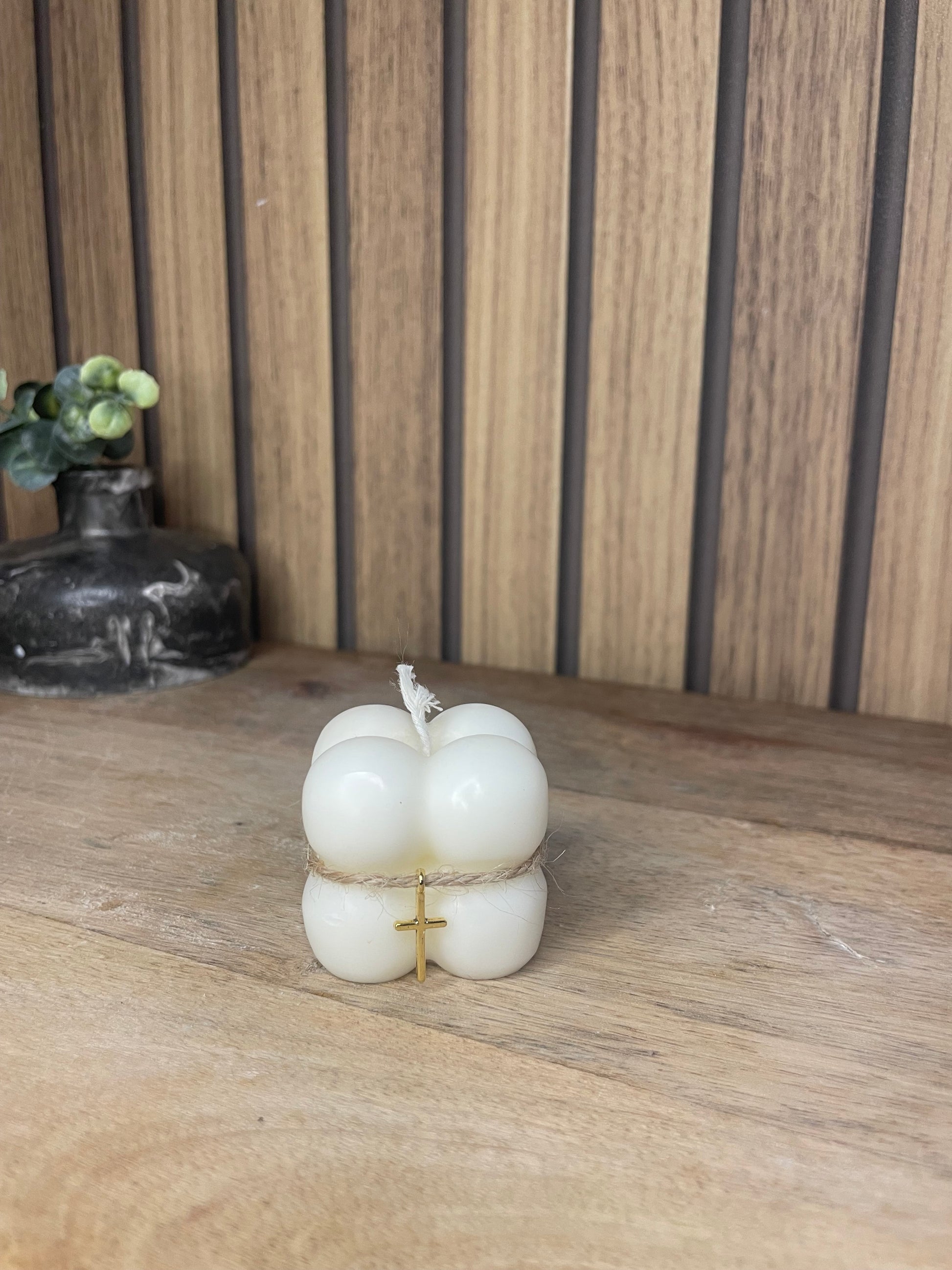 Bougie parfumée Bubble personnalisable pour cadeaux événements et cérémonies