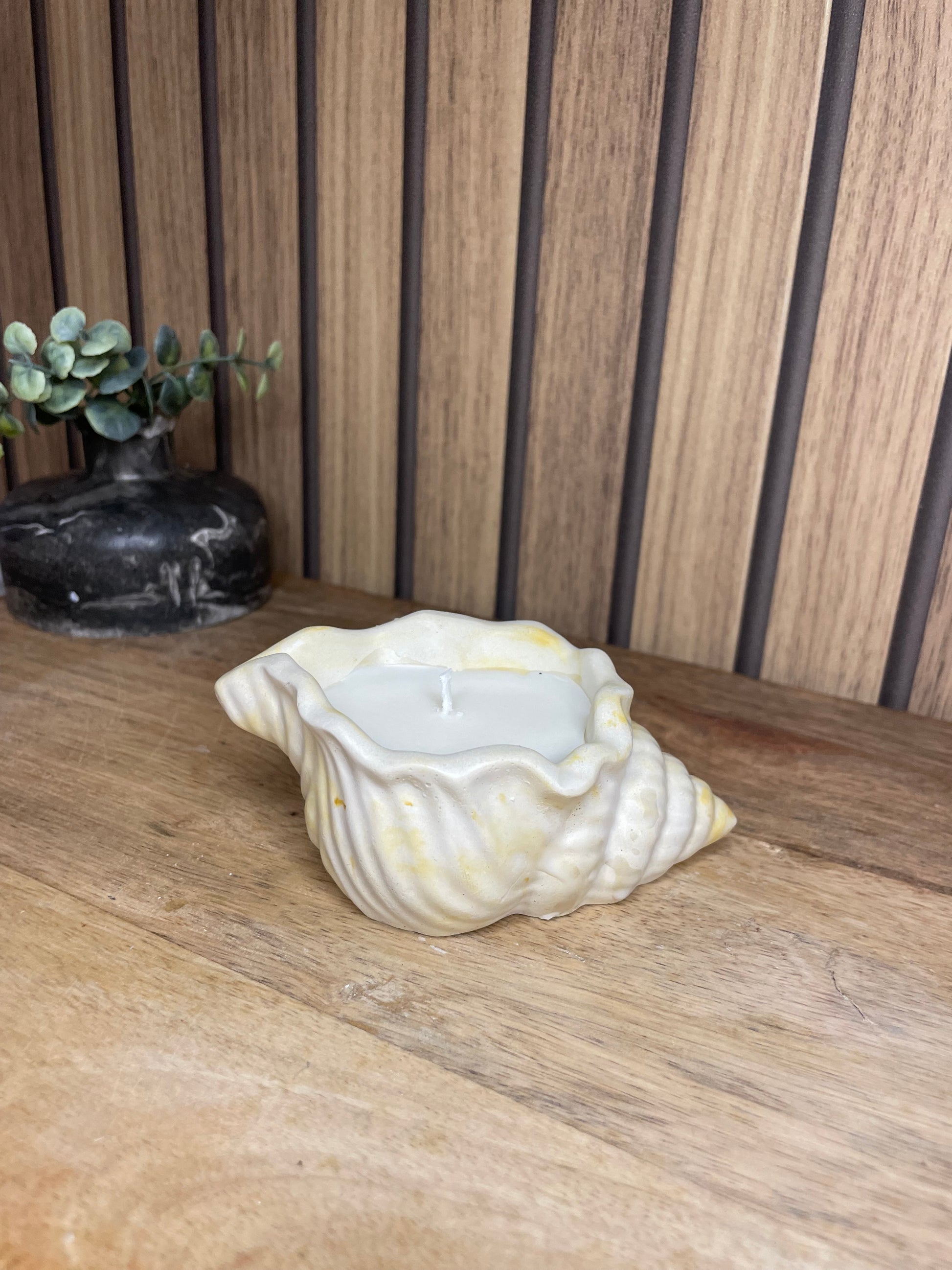 Bougie parfumée coquillage personnalisable