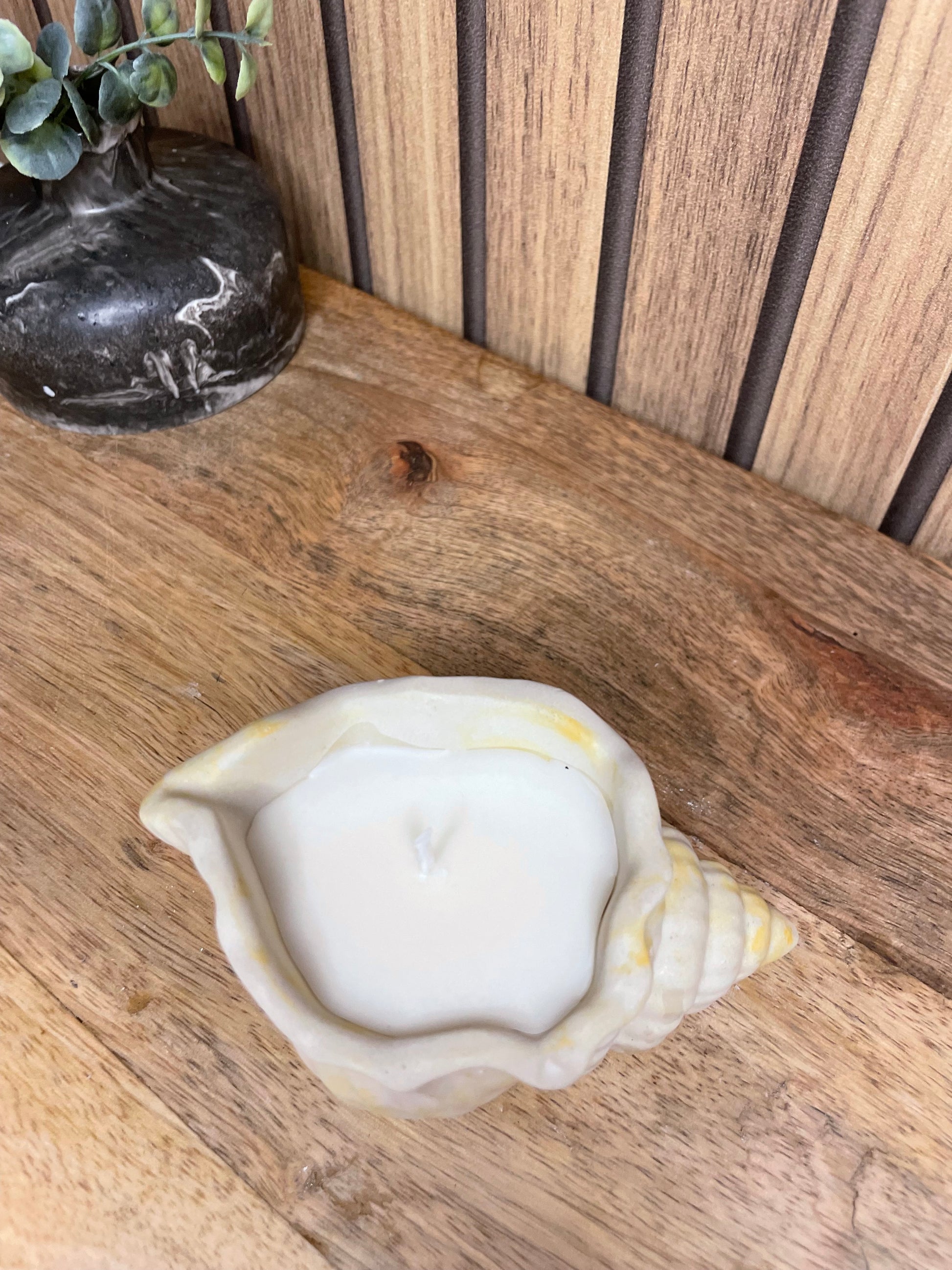 Bougie parfumée coquillage personnalisable