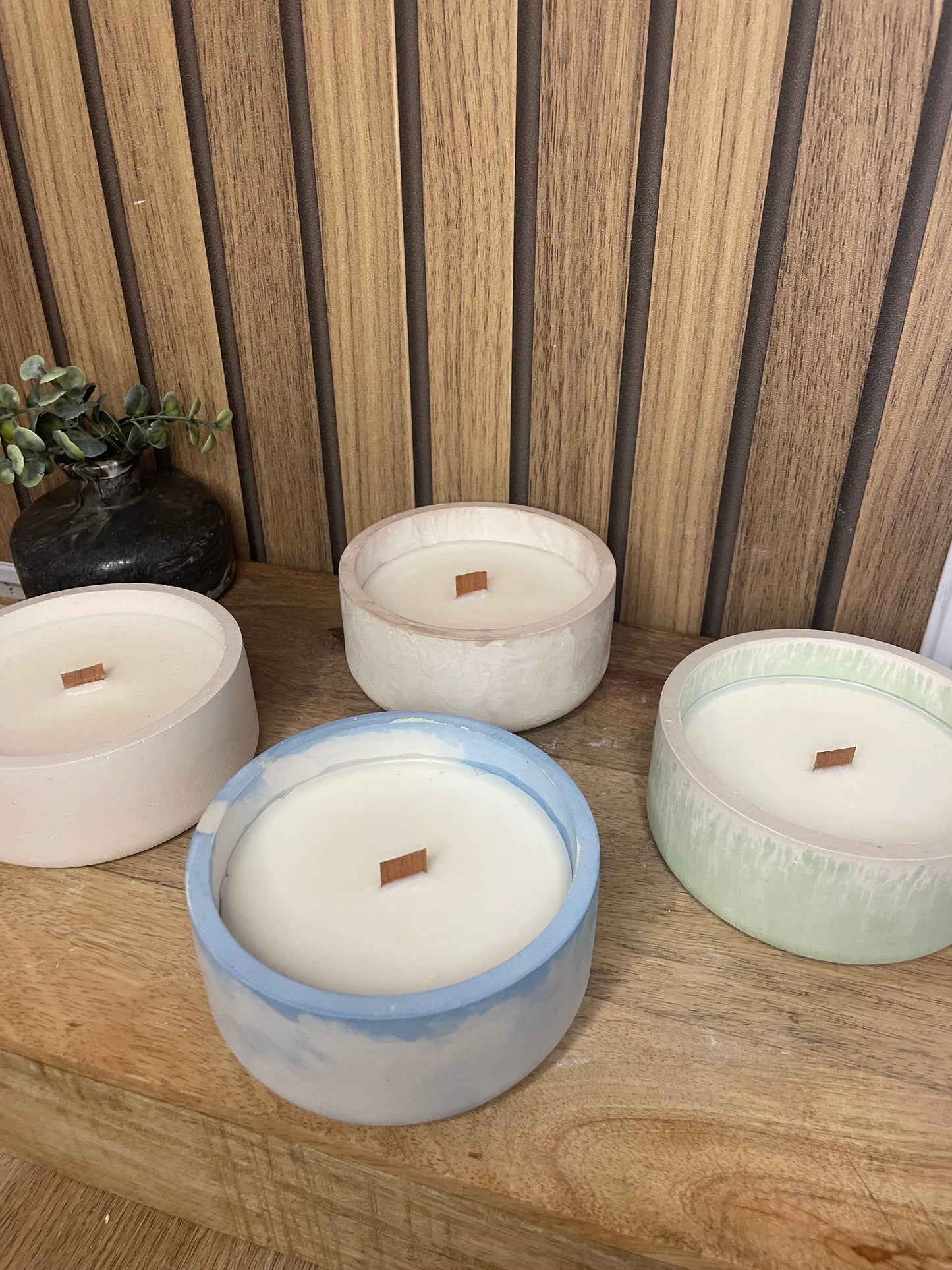 Décoration bougie parfumée personnalisable. Cire végétal et fragrances de Grasse. Bougie artisanale.