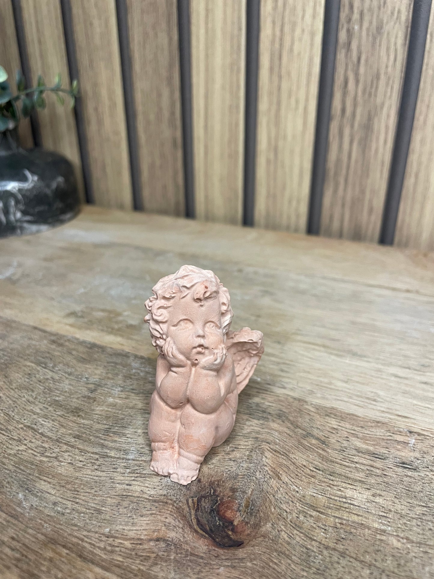 Figurine petit Ange. Déco. A personnaliser. A offrir. Décoration. Figurines. Poudre de moulage écologique. Fait main. Artisanat Français. Anges