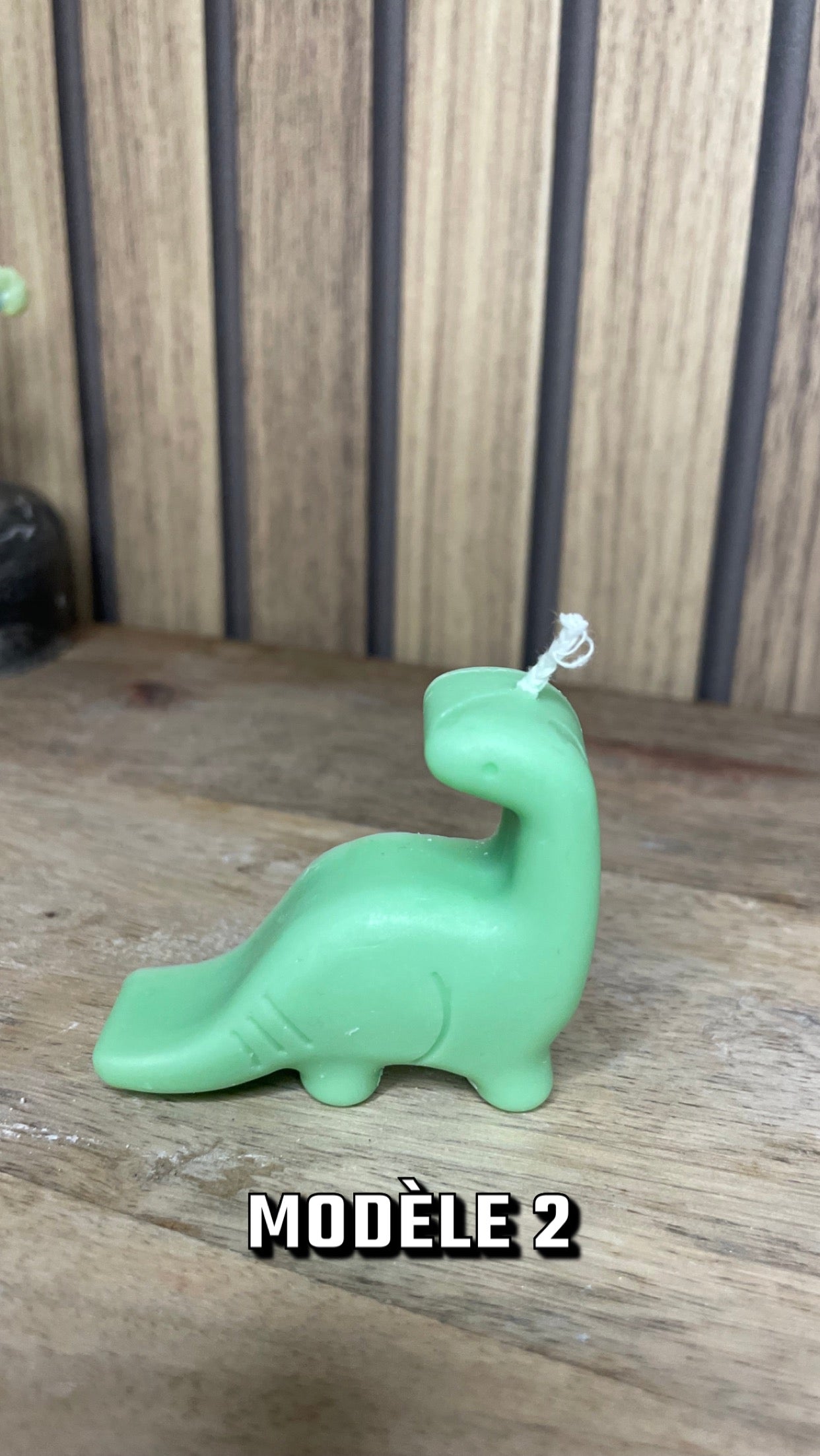 Bougie dinosaure personnalisable pour cadeaux événements et cérémonies