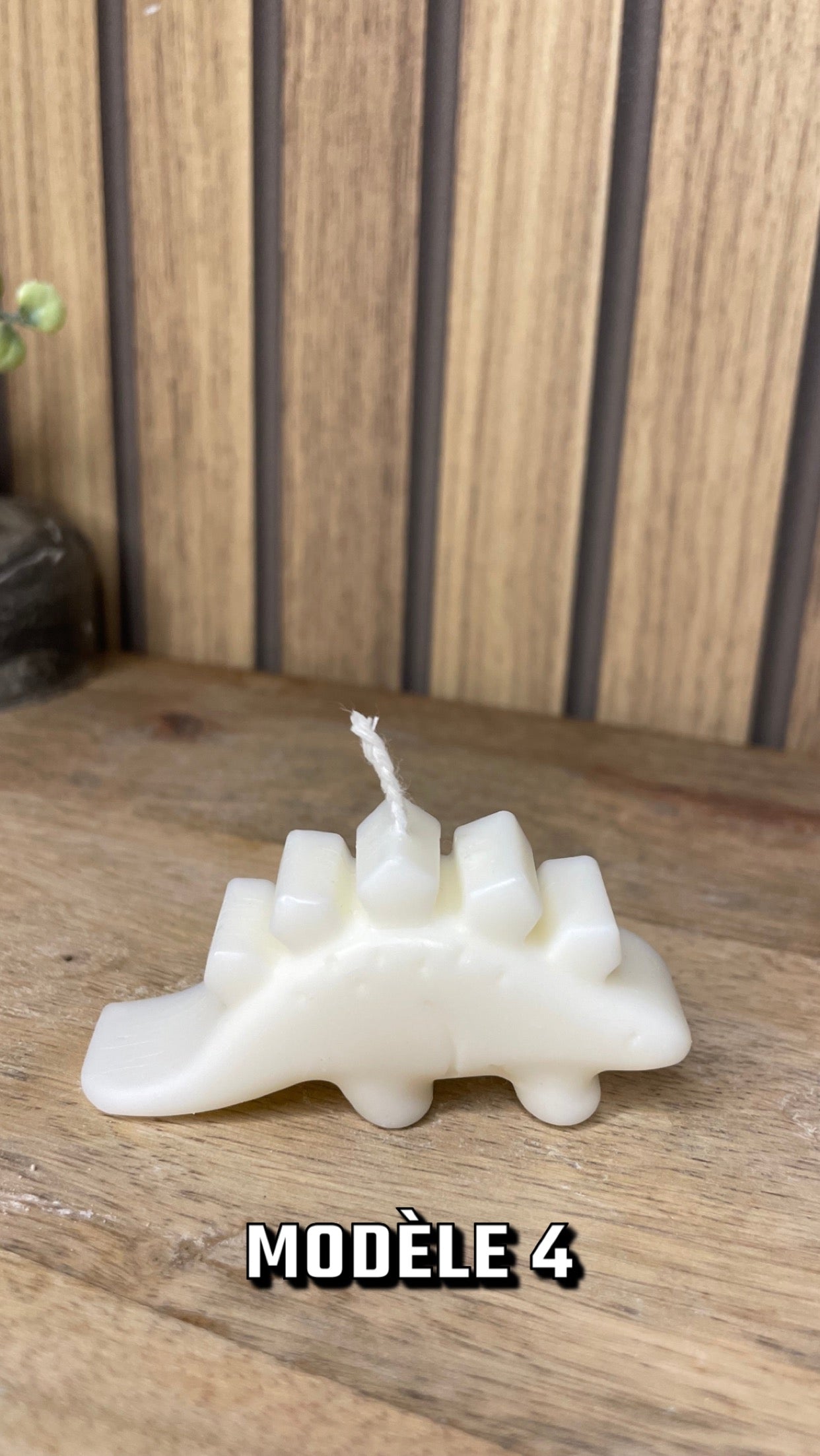 Bougie dinosaure personnalisable pour cadeaux événements et cérémonies
