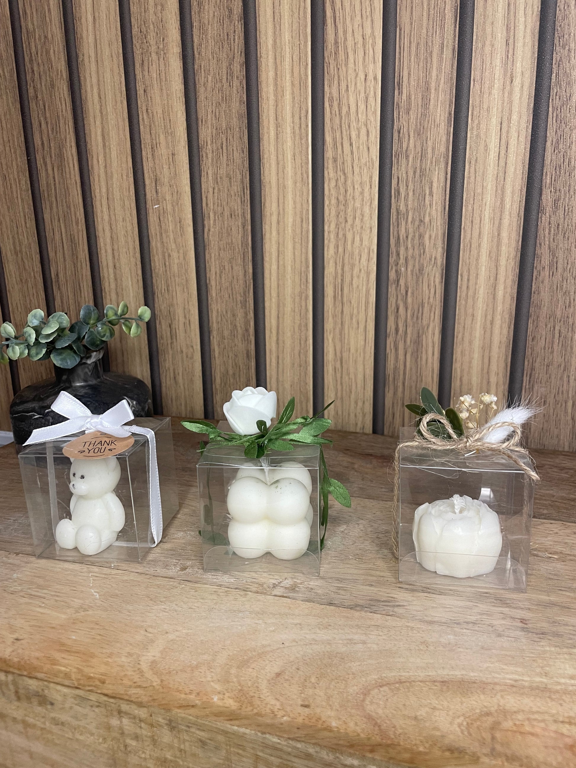 Bougie parfumée Bubble personnalisable pour cadeaux événements et cérémonies