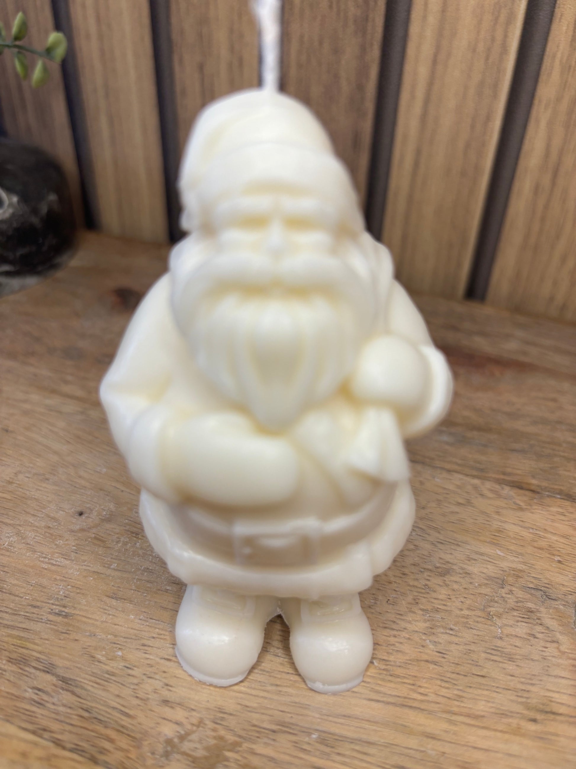 Bougie. Décoration de Noël. Idée cadeau. Sapin. Père Noël. Pomme de pin. Aiguilles de sapin. Baies.  Artisanat. Artisan. Petit créateur. 