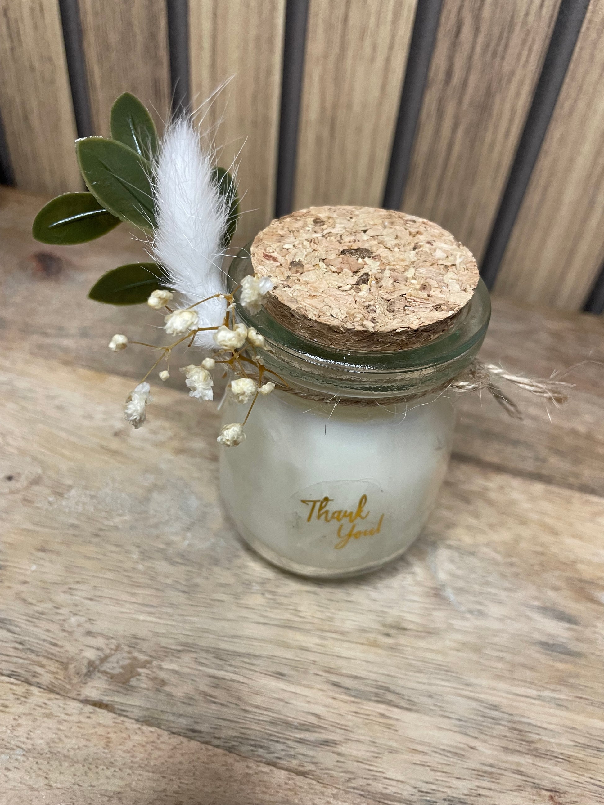 Décoration bougie parfumée et fleurs séchées personnalisable. Cire végétal et fragrances de Grasse. Bougie artisanale. Cadeaux pour événements et cérémonies 