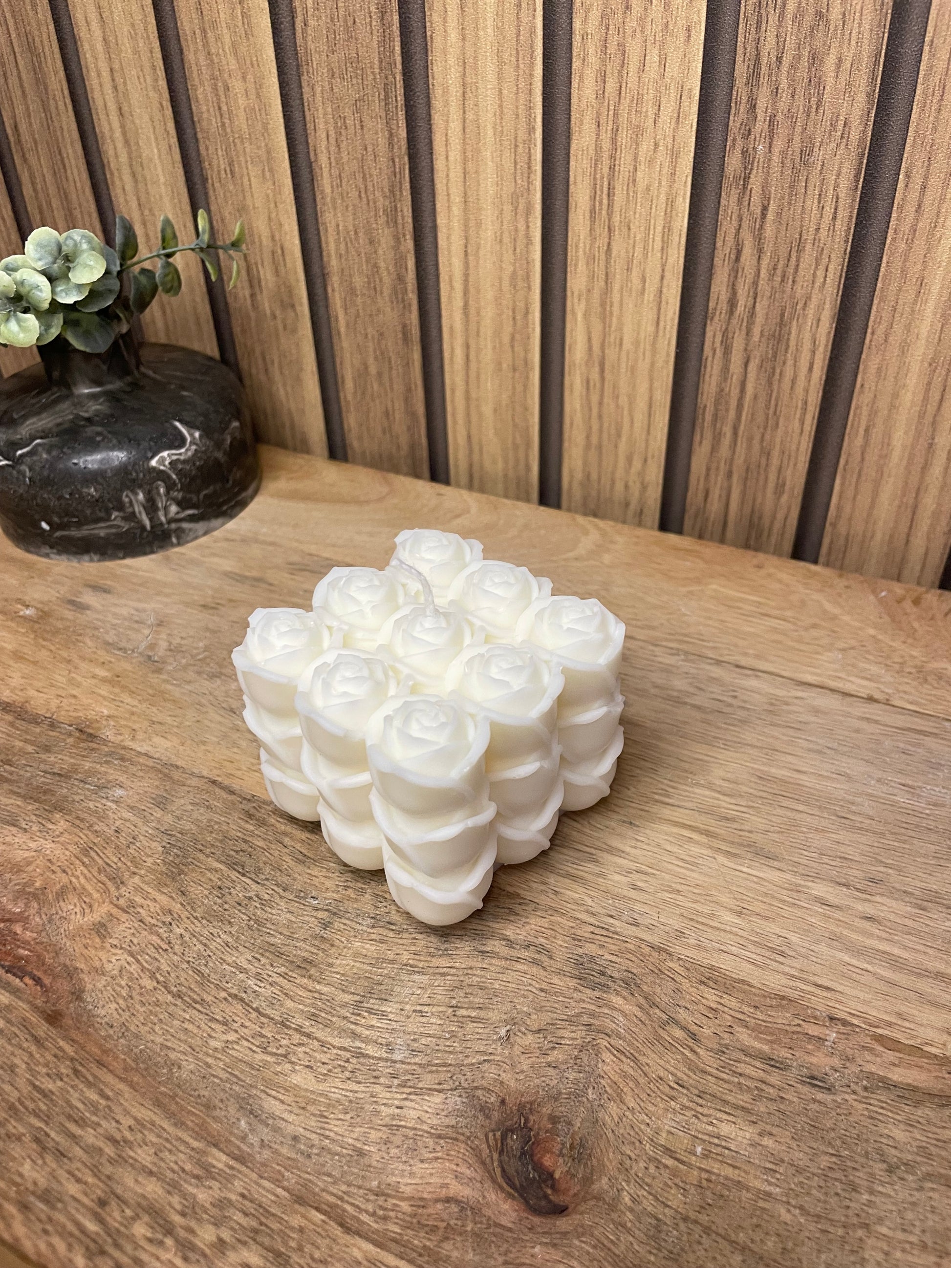 Bougie parfumée Bubble roses personnalisable