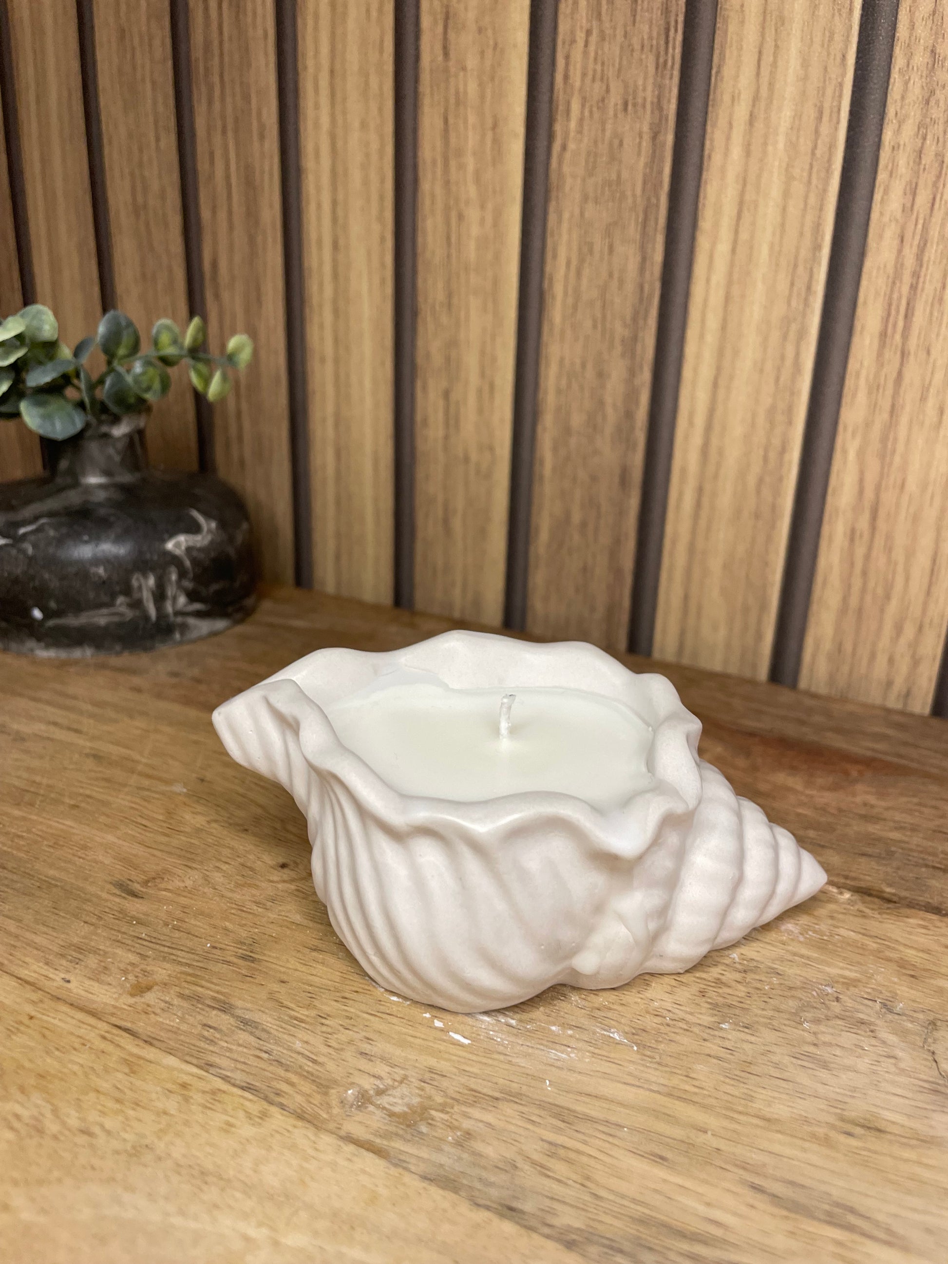 Bougie parfumée coquillage personnalisable 