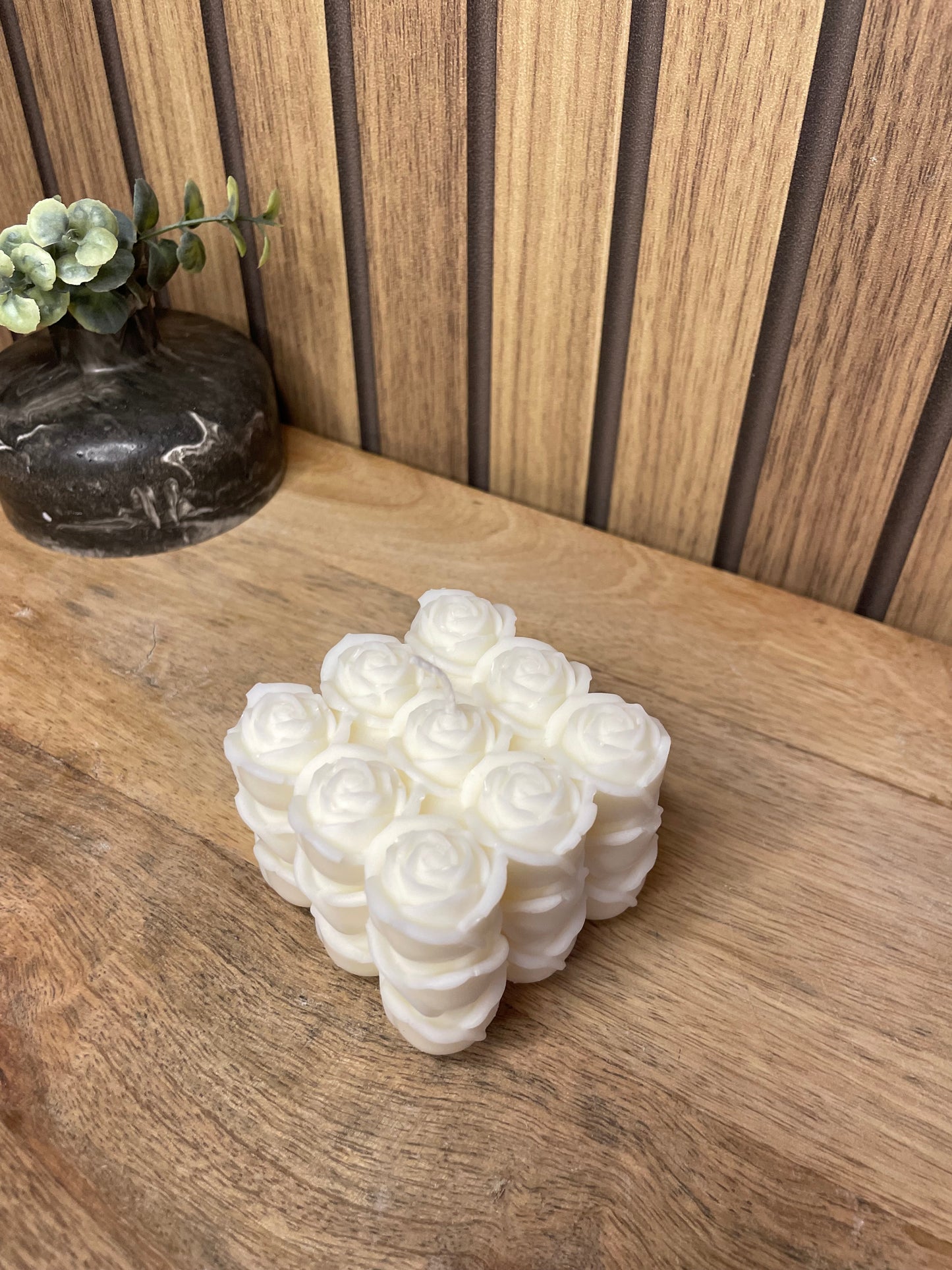 Bougie parfumée Bubble roses personnalisable