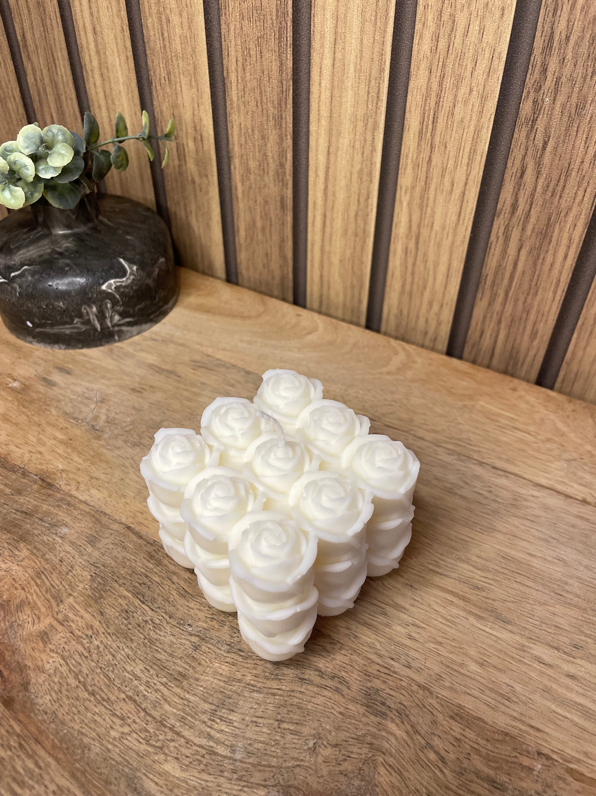 Bougie parfumée Bubble roses personnalisable