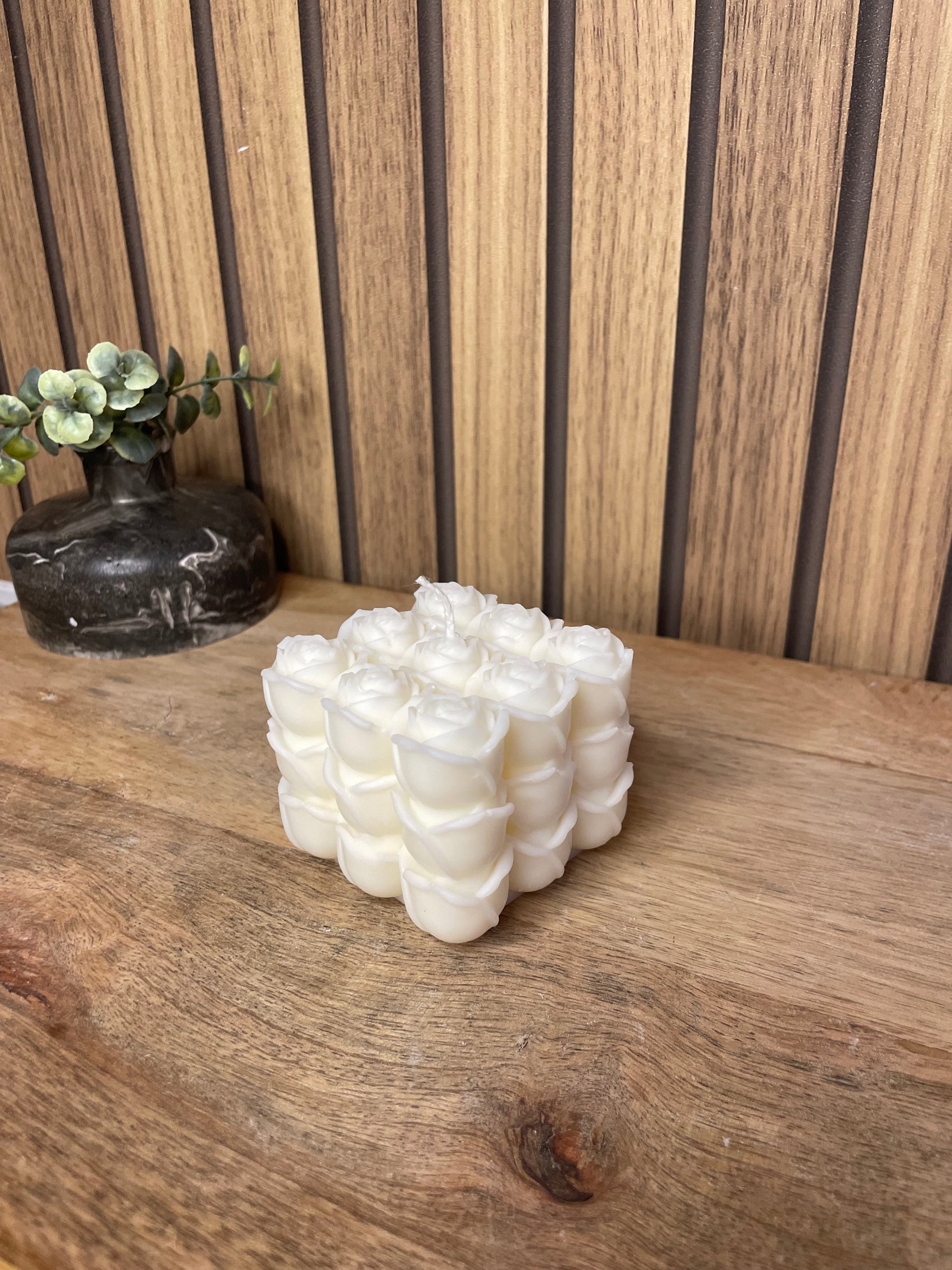 Bougie parfumée Bubble roses personnalisable