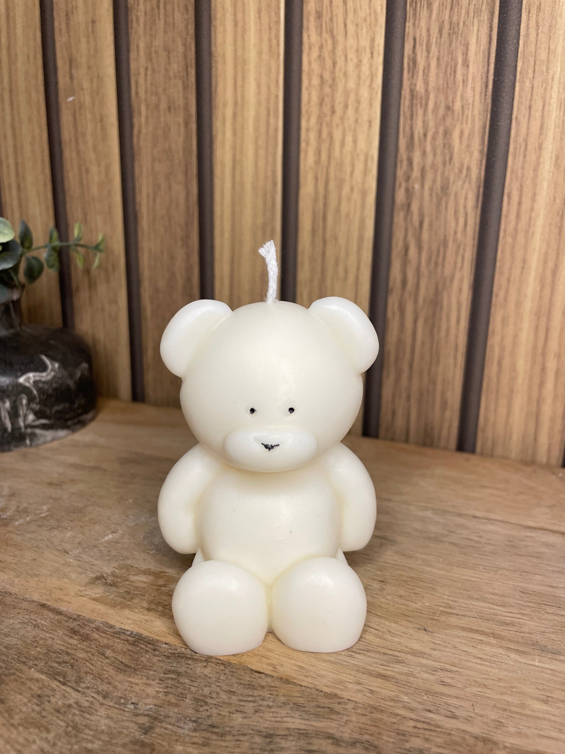 Décoration bougie parfumée nounours. Cire végétal et fragrances de Grasse. Bougie artisanale. Cadeaux pour événements et cérémonies 