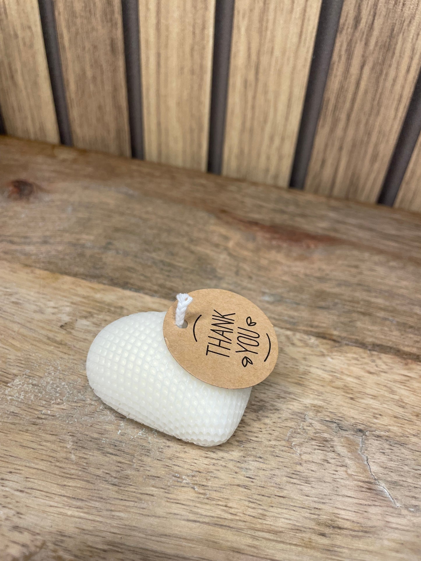 Bougie parfumée cœur personnalisable pour cadeaux événements et cérémonies 