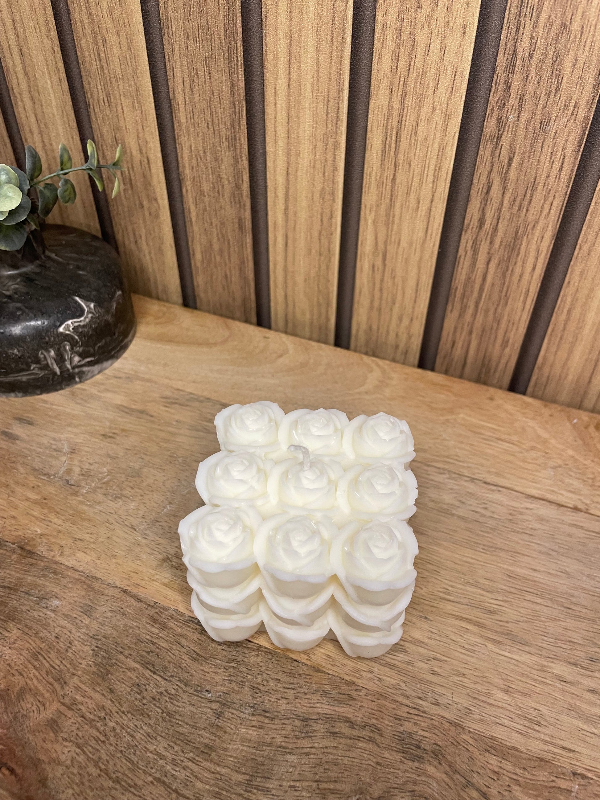 Bougie parfumée Bubble roses personnalisable